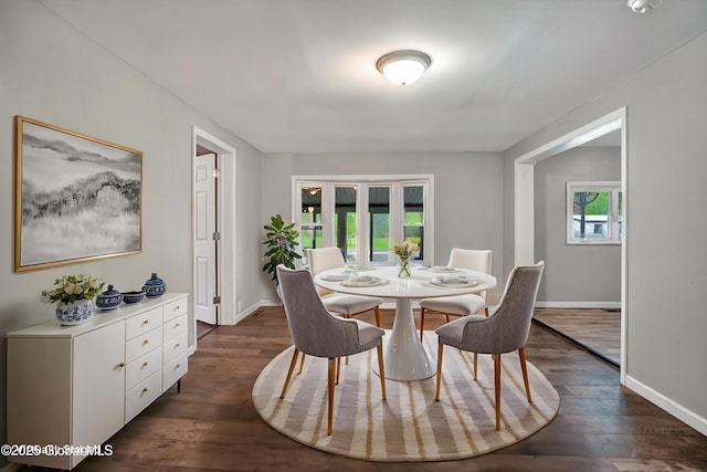 286 State Hwy Unit 80, Fort Plain, NY 13339 - dining area with dark wood finished floors and baseboards