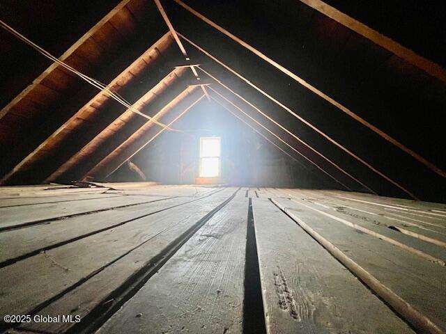 view of attic
