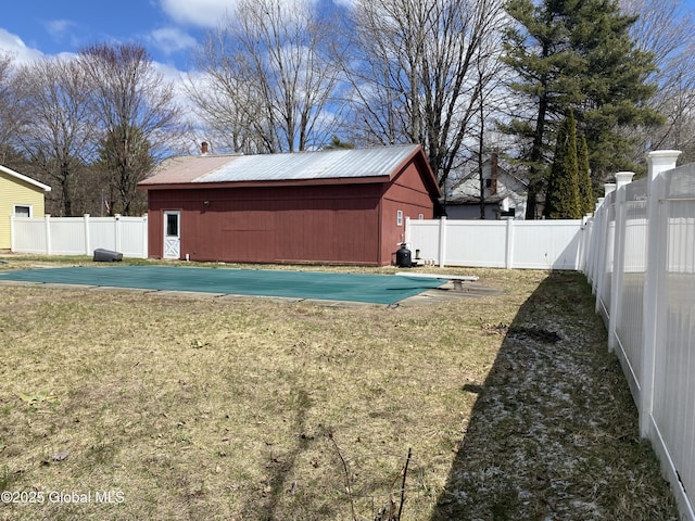 470 Middle Grove Rd, Greenfield, NY 12850 - view of pool featuring a fenced backyard and a yard