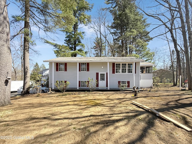 view of raised ranch
