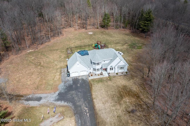 2196 Darrow Rd, Duanesburg, NY 12056 - drone / aerial view with a forest view