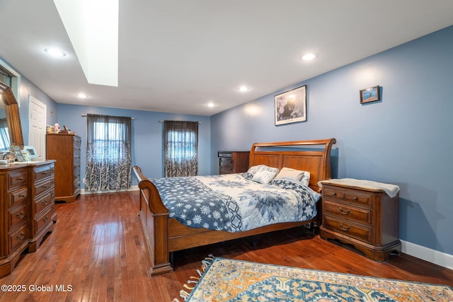 63 Pawling Ave, Mechanicville, NY 12118 - bedroom featuring recessed lighting, hardwood / wood-style floors, and baseboards