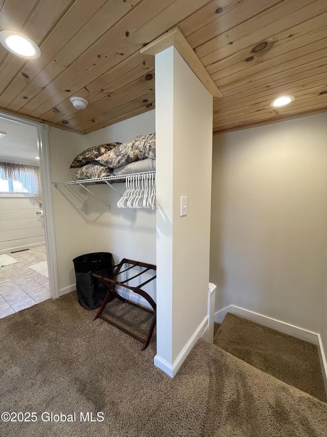 view of closet