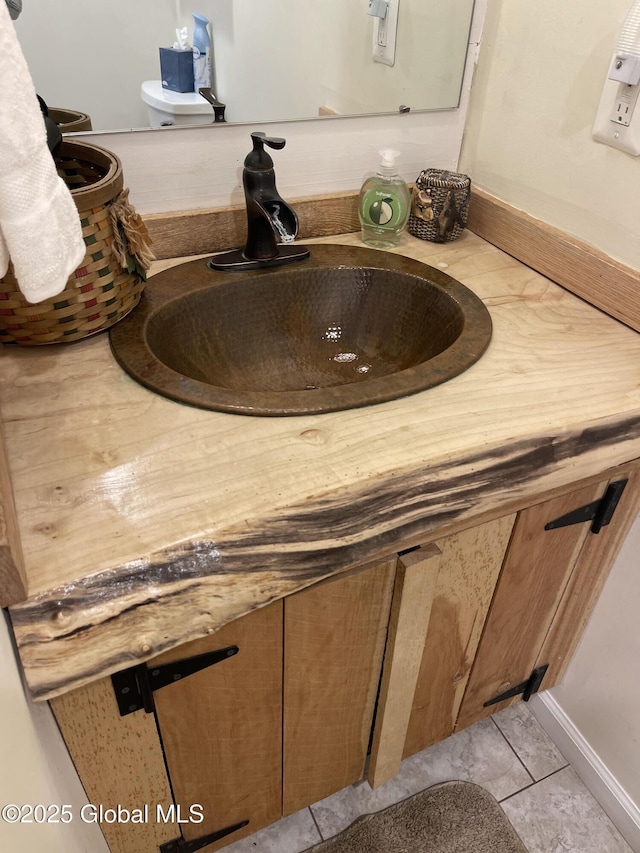 room details featuring vanity