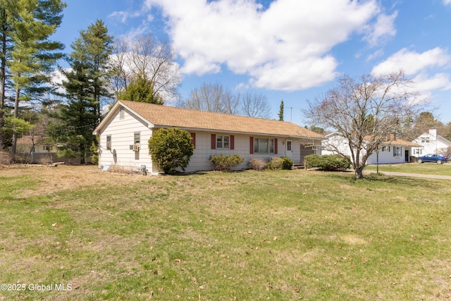 19 Centennial Dr, Queensbury, NY 12804 - ranch-style home featuring a front yard