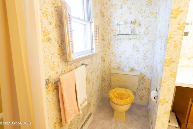 19 Centennial Dr, Queensbury, NY 12804 - bathroom featuring toilet, vanity, and baseboards
