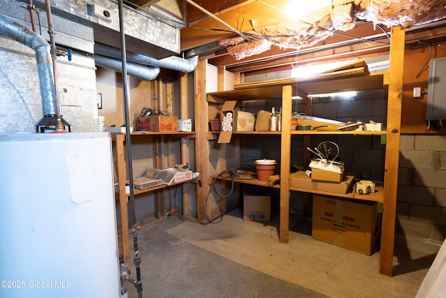 19 Centennial Dr, Queensbury, NY 12804 - unfinished below grade area featuring water heater and electric panel