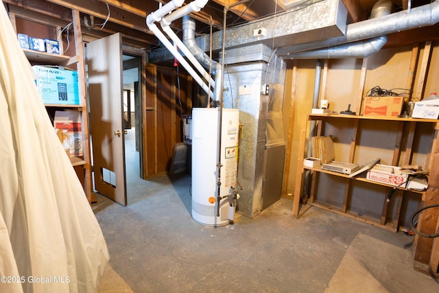 19 Centennial Dr, Queensbury, NY 12804 - unfinished basement with water heater