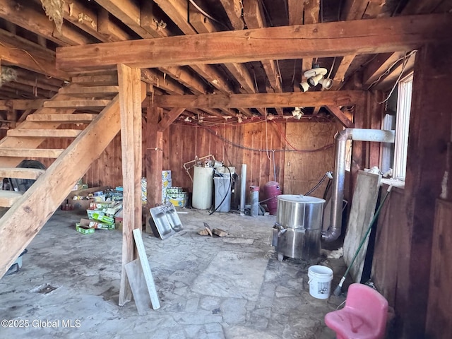 view of attic