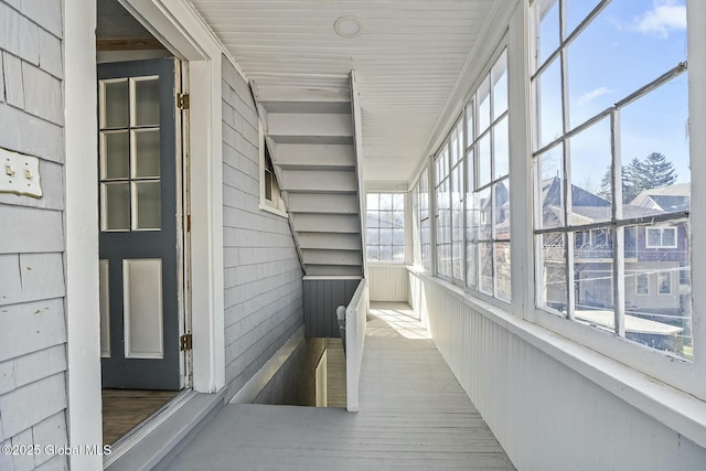 1261-1263 The Plz, Schenectady, NY 12308 - unfurnished sunroom featuring healthy amount of natural light and wood finished floors