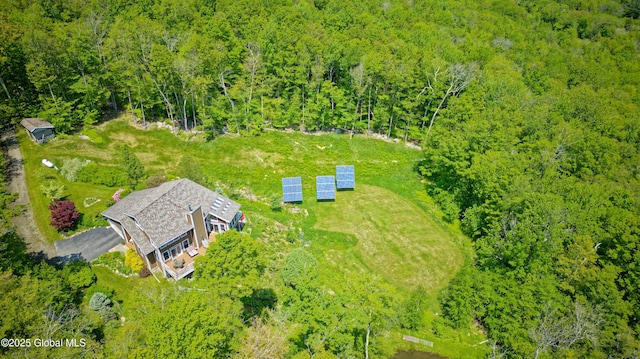 107 Wilderness Way, Stephentown, NY 12169 - aerial view of a heavily wooded area