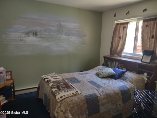 1486 County Highway 112, Caroga, NY 12032 - bedroom featuring a baseboard radiator