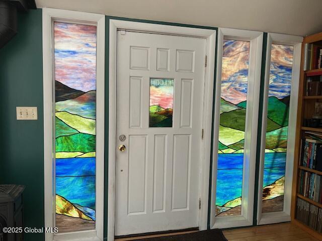 1486 County Highway 112, Caroga, NY 12032 - doorway featuring wood finished floors