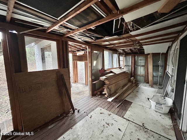 miscellaneous room featuring plenty of natural light