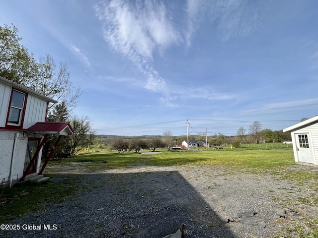 view of yard