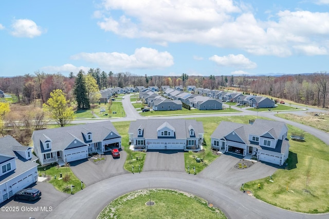 birds eye view of property featuring a residential view