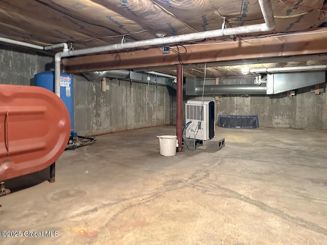 25 Birch Dr, Bolton, NY 12824 - unfinished below grade area featuring oil tank