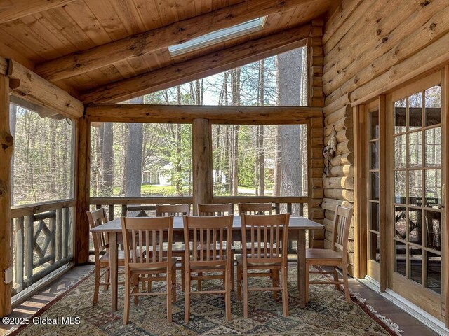 25 Birch Dr, Bolton, NY 12824 - sunroom with plenty of natural light