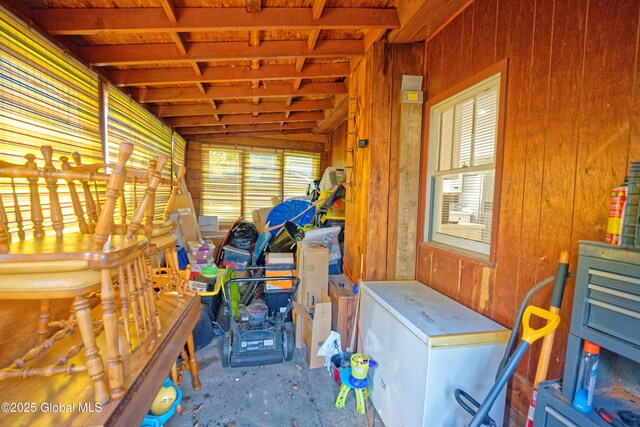view of storage
