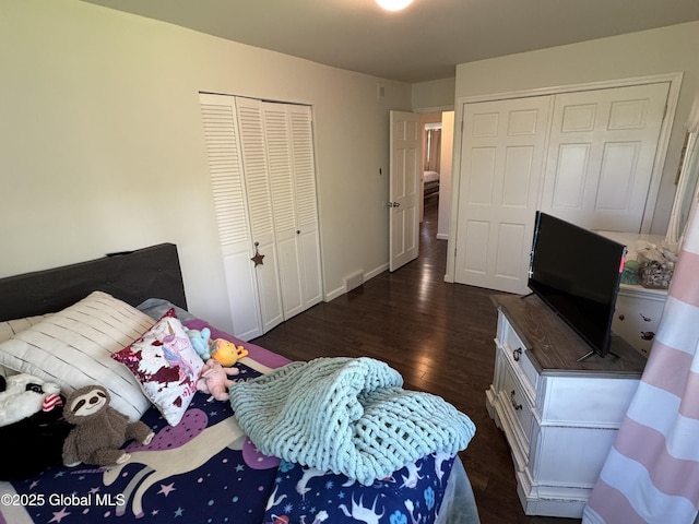 15 Campus View Dr, Colonie, NY 12211 - bedroom with a closet, dark wood-type flooring, and baseboards