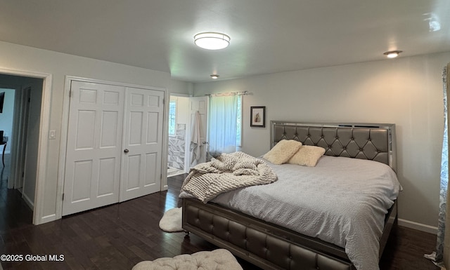 15 Campus View Dr, Colonie, NY 12211 - bedroom featuring wood finished floors, baseboards, and a closet
