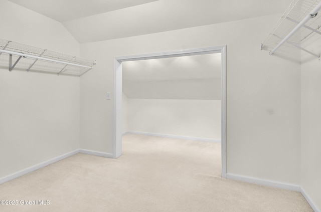 23 Jarose Pl, Clifton Park, NY 12065 - walk in closet featuring carpet floors and lofted ceiling