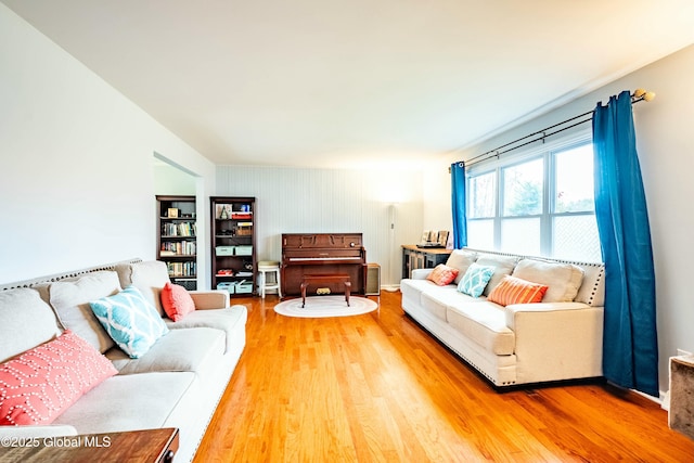 living room featuring wood finished floors