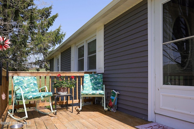view of deck