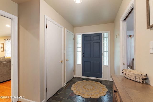 view of foyer entrance
