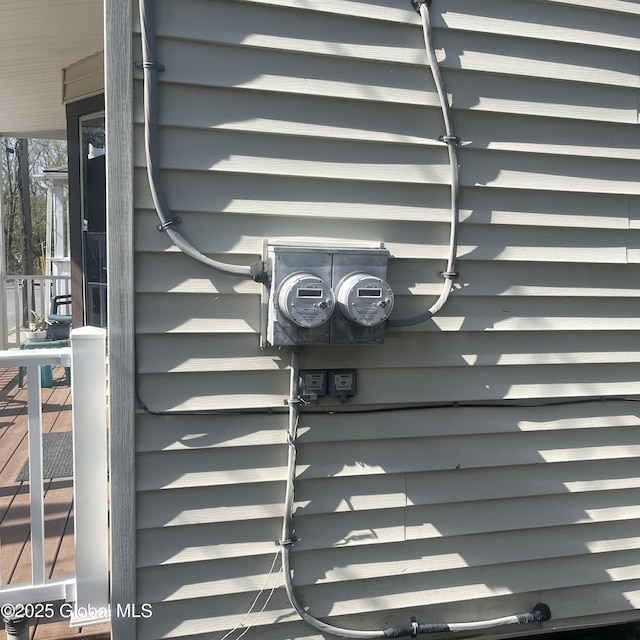 21 Depot St, Greenwich, NY 12834 - exterior view of electric meter
