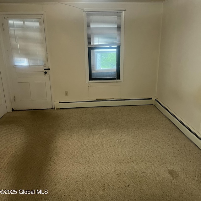 21 Depot St, Greenwich, NY 12834 - empty room featuring a baseboard radiator