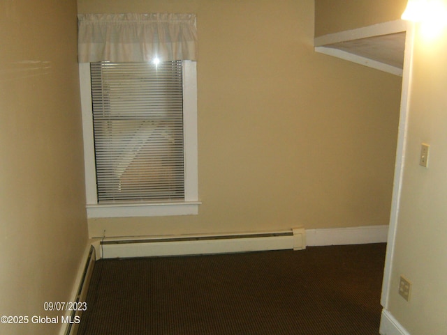 21 Depot St, Greenwich, NY 12834 - spare room featuring baseboards and baseboard heating