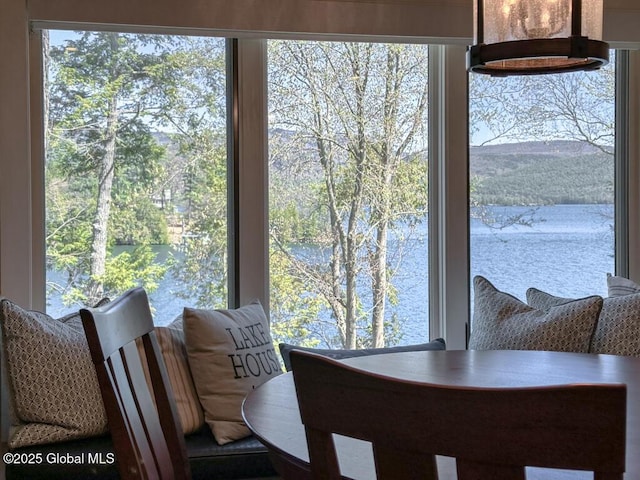 view of dining room