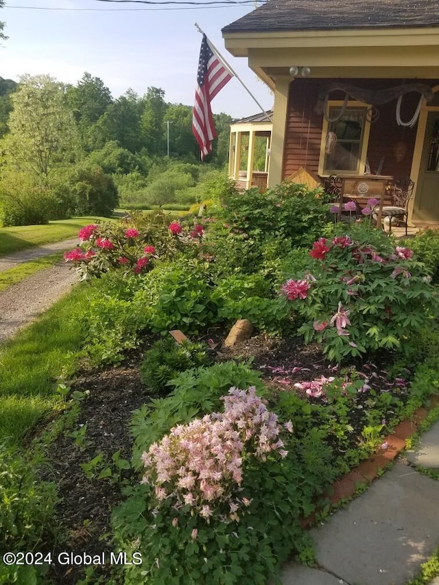 71 S Rd, Hampton, NY 12887 - view of yard featuring a porch