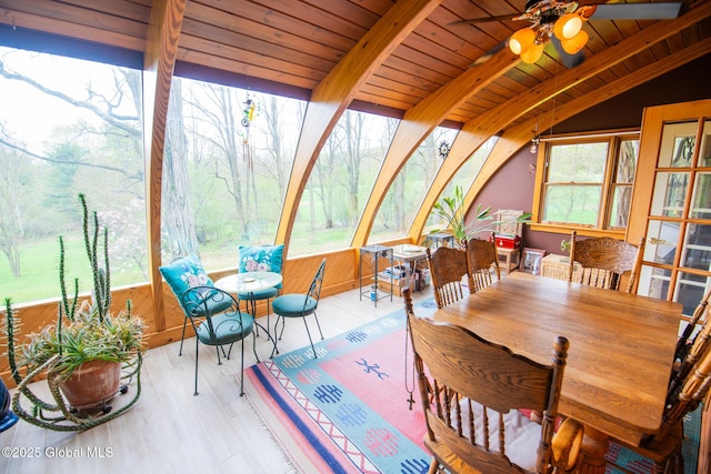 71 S Rd, Hampton, NY 12887 - sunroom / solarium featuring wooden ceiling and wood finished floors