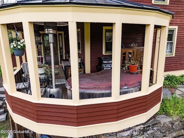 71 S Rd, Hampton, NY 12887 - deck featuring grilling area