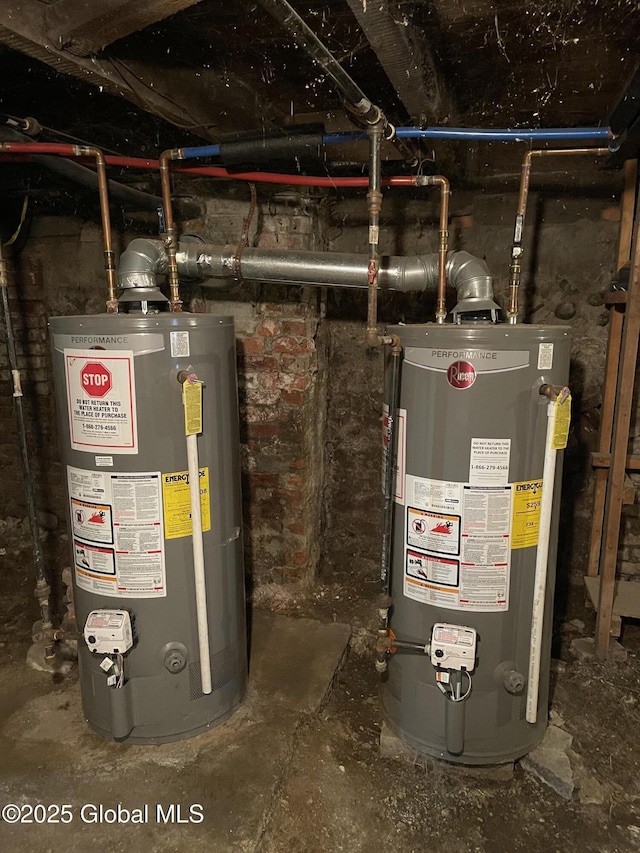 utilities with gas water heater