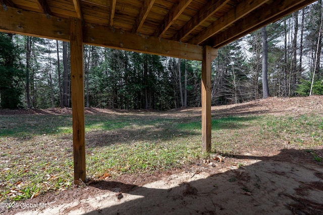23 Locust Ridge Dr, Corinth, NY 12822 - view of yard with a view of trees