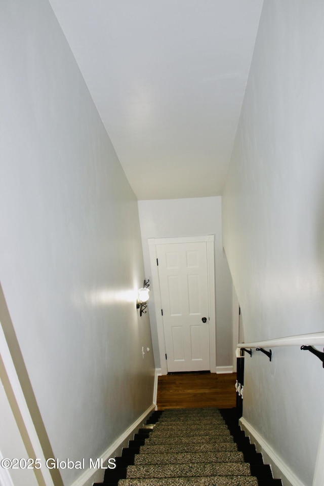 28 Puritan Dr, Rotterdam, NY 12306 - stairs featuring baseboards and wood finished floors