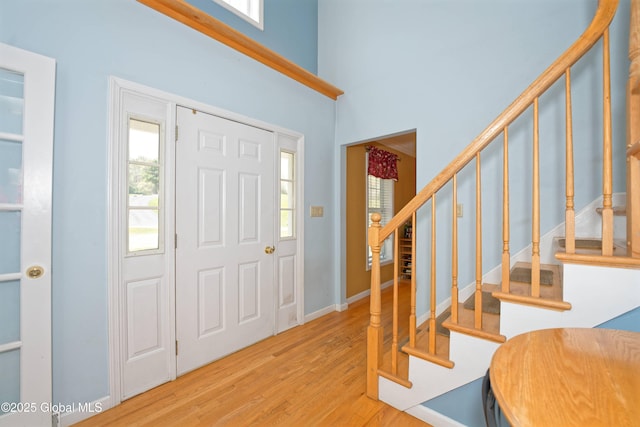 37 Old Hickory Rd, Brunswick, NY 12180 - entryway with stairway and wood finished floors