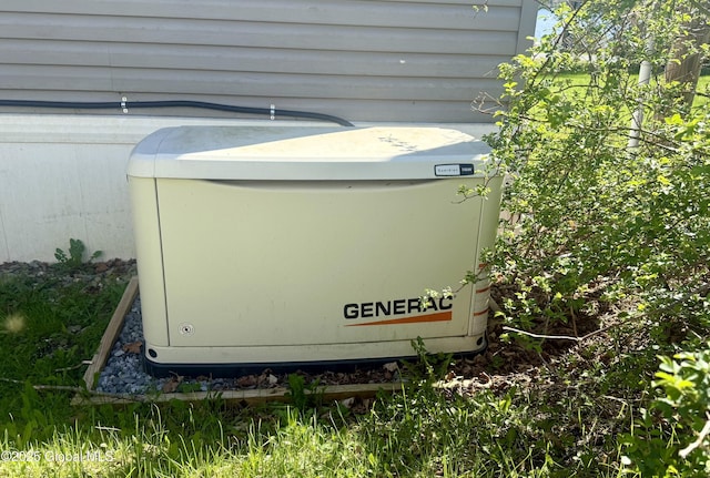 details featuring a power unit
