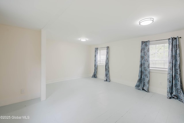 spare room with plenty of natural light
