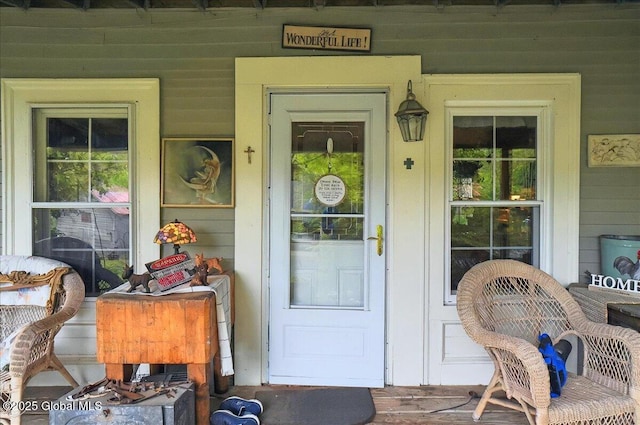 291-294 Gilchrist Hill Rd, Hartford, NY 12838 - property entrance with a porch