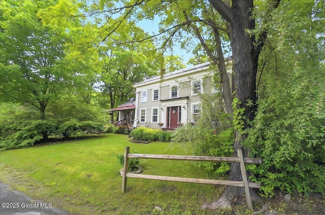 291-294 Gilchrist Hill Rd, Hartford, NY 12838 - view of front of property featuring a front lawn
