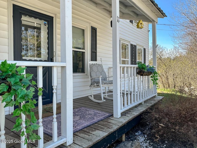 11 Mill St, Chester, NY 12817 - wooden deck featuring a porch