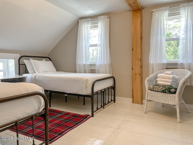 11 Mill St, Chester, NY 12817 - bedroom featuring baseboards and vaulted ceiling