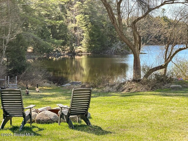 11 Mill St, Chester, NY 12817 - view of yard featuring a water view