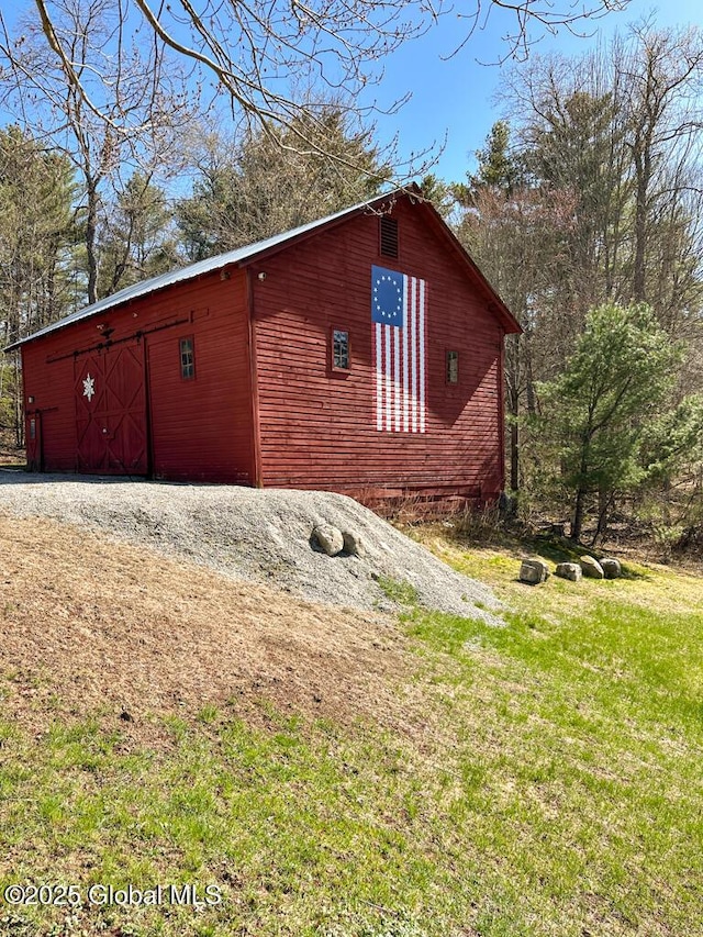 11 Mill St, Chester, NY 12817 - view of outdoor structure featuring an outbuilding