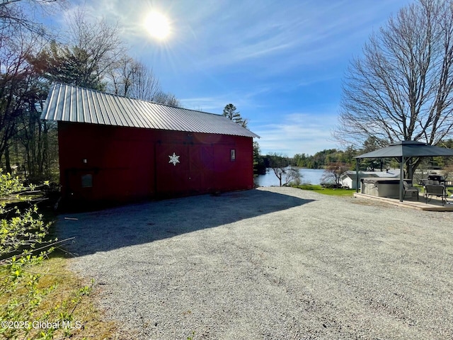 11 Mill St, Chester, NY 12817 - garage with a water view