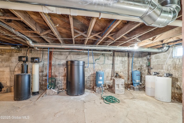view of basement